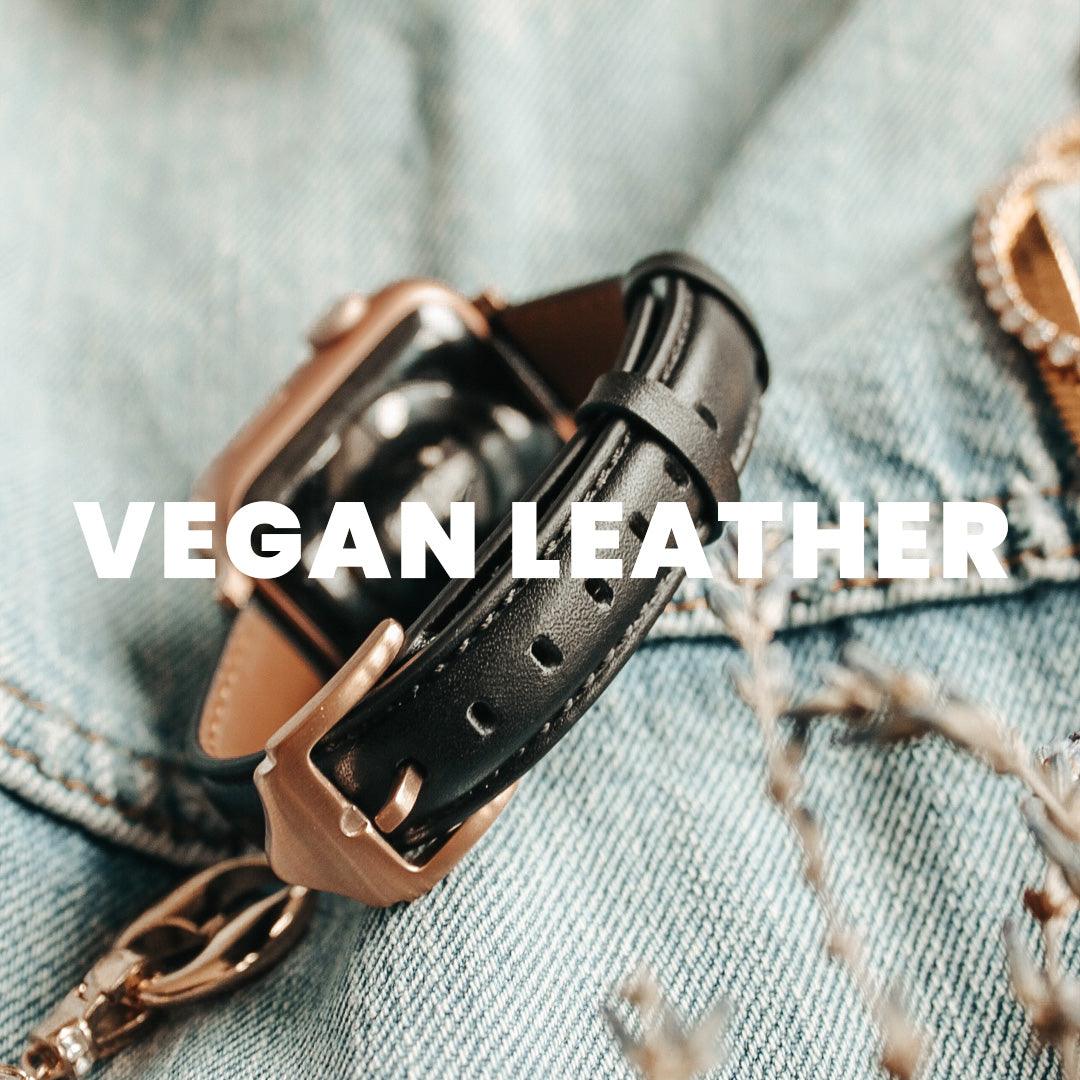 Vegan Leather Apple Watch Bands