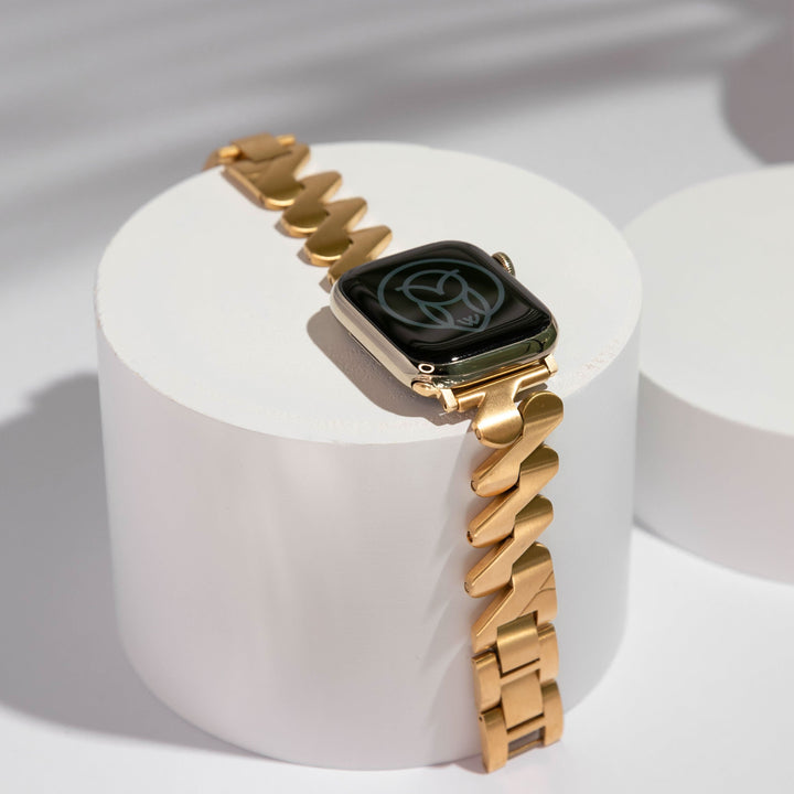 Electra Stainless Strap | apple, Apple Watch accessories, apple watch bands, apple watch bands cheap, apple watch bands clearance, apple watch bands for women, apple watch bands sale, Apple Watch gadgets, Apple Watch gear, Apple Watch Straps, gold, men, metal, rose gold, series 9, silver, stainless steel, watch bands for Apple Watch, watch straps for Apple Watch, women | WizeBand