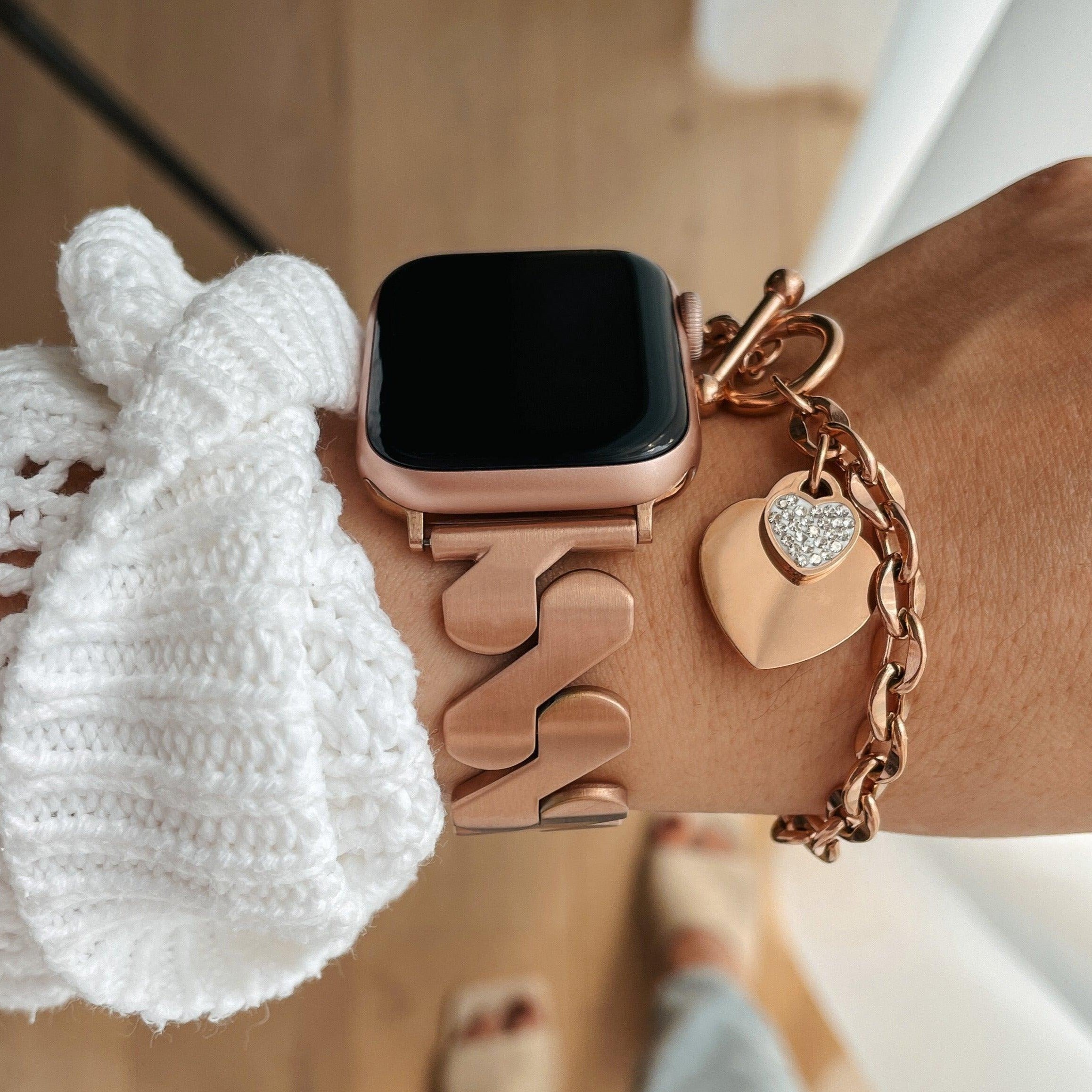 Gucci Style Apple Watch Band Electra Stainless Strap WizeBand