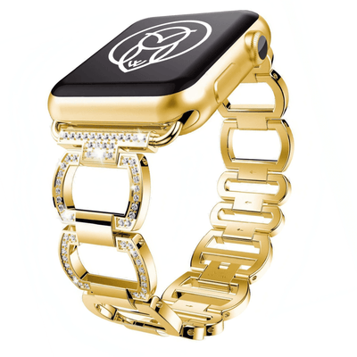 Echo Stainless Band | apple, Apple Watch accessories, apple watch bands, apple watch bands cheap, apple watch bands clearance, apple watch bands for women, apple watch bands sale, Apple Watch gadgets, Apple Watch gear, Apple Watch Straps, black, blackfriday22, dazzling, gold, jewelry clasp, metal, rhinestones, rose gold, series 9, silver, sparkly, stainless steel, watch bands for Apple Watch, watch straps for Apple Watch, women | WizeBand