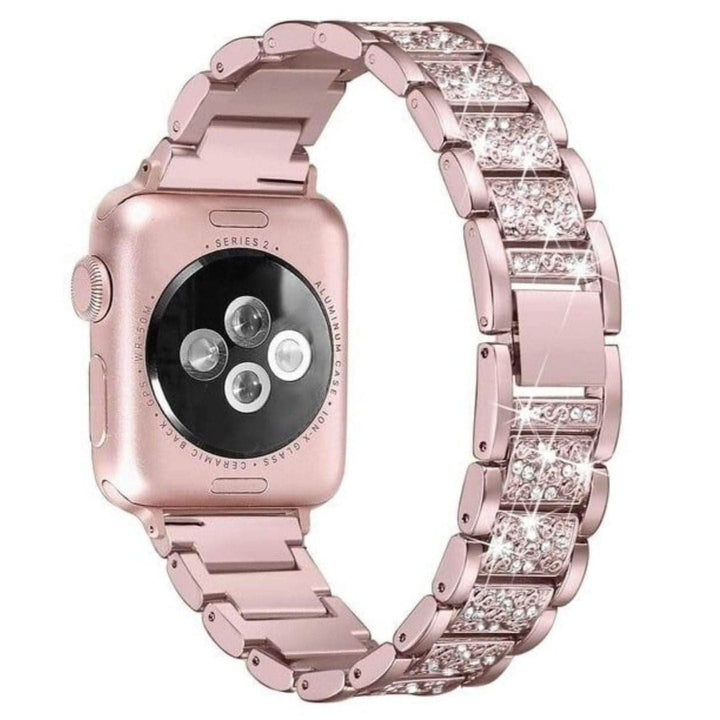 Aphrodite Stainless Bracelet | apple, Apple Watch accessories, apple watch bands, apple watch bands cheap, apple watch bands clearance, apple watch bands for women, apple watch bands sale, Apple Watch gadgets, Apple Watch gear, Apple Watch Straps, black, gold, jewelry clasp, metal, pink gold, rhinestones, rose gold, series 9, silver, sparkly, stainless steel, watch bands for Apple Watch, watch straps for Apple Watch, women | WizeBand
