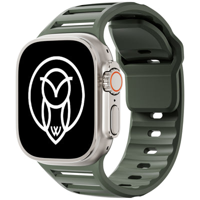 Apple Watch Ultra 2 Band - Cadmus Oakmoss Silicone Band