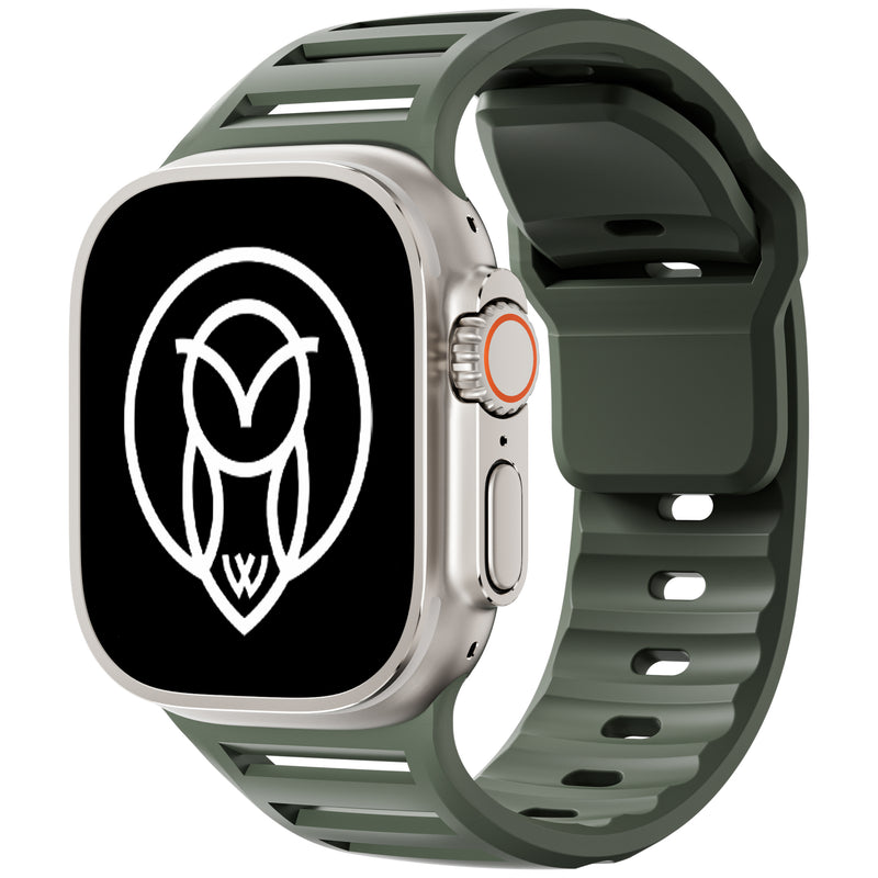Apple Watch Ultra 2 Band - Cadmus Oakmoss Silicone Band