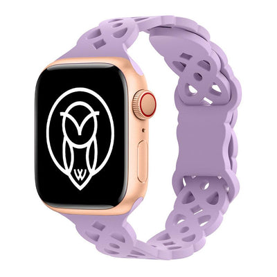 slim apple watch band purple