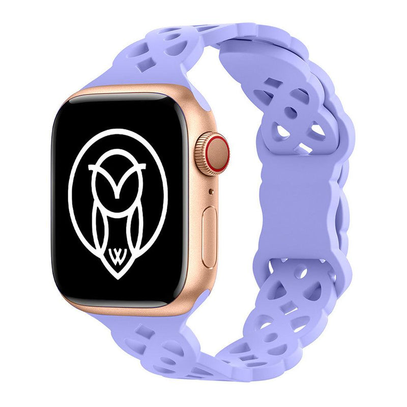 slim apple watch band lilac
