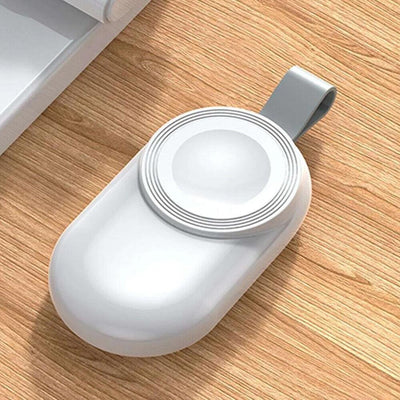 apple watch charger on table