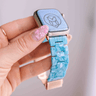 Perla Blue Quartz Rose Gold Hardware