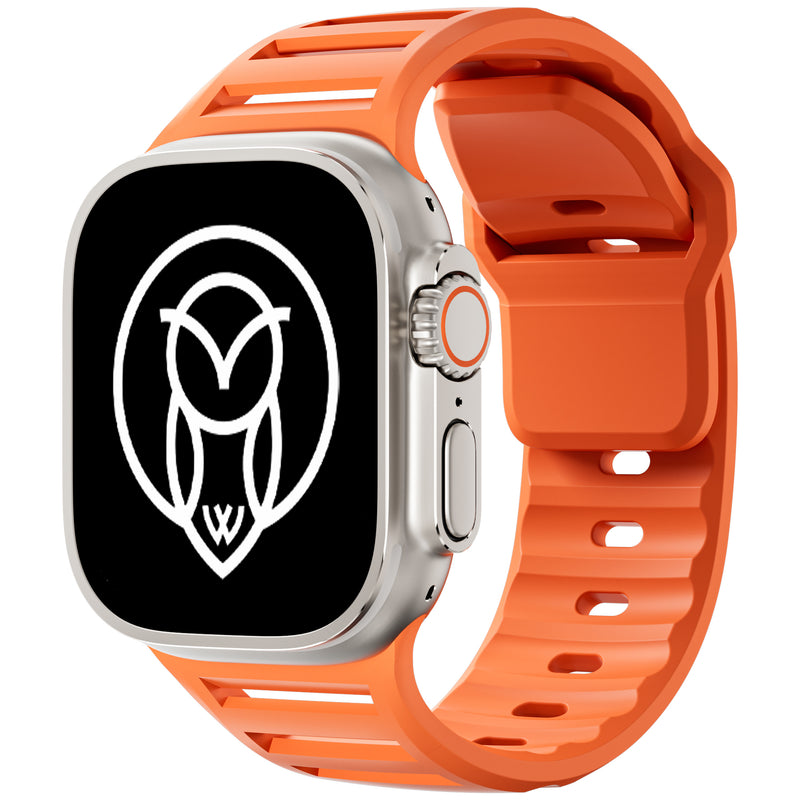 Cadmus Orange Silicone Band