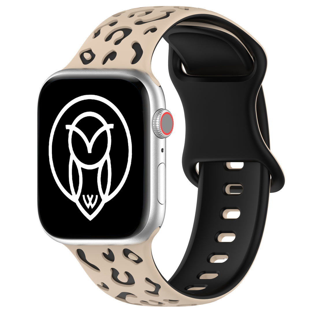 Leopard Print Silicone Apple Watch Band – Nala Silicone Band