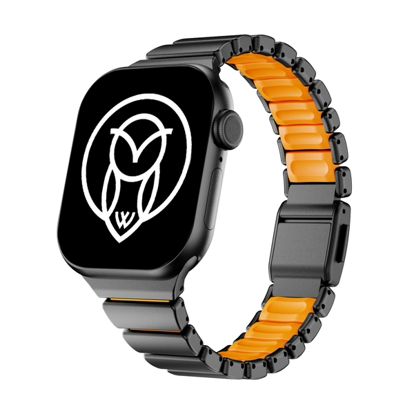 Orion Metal Silicone Strap Apple Watch band