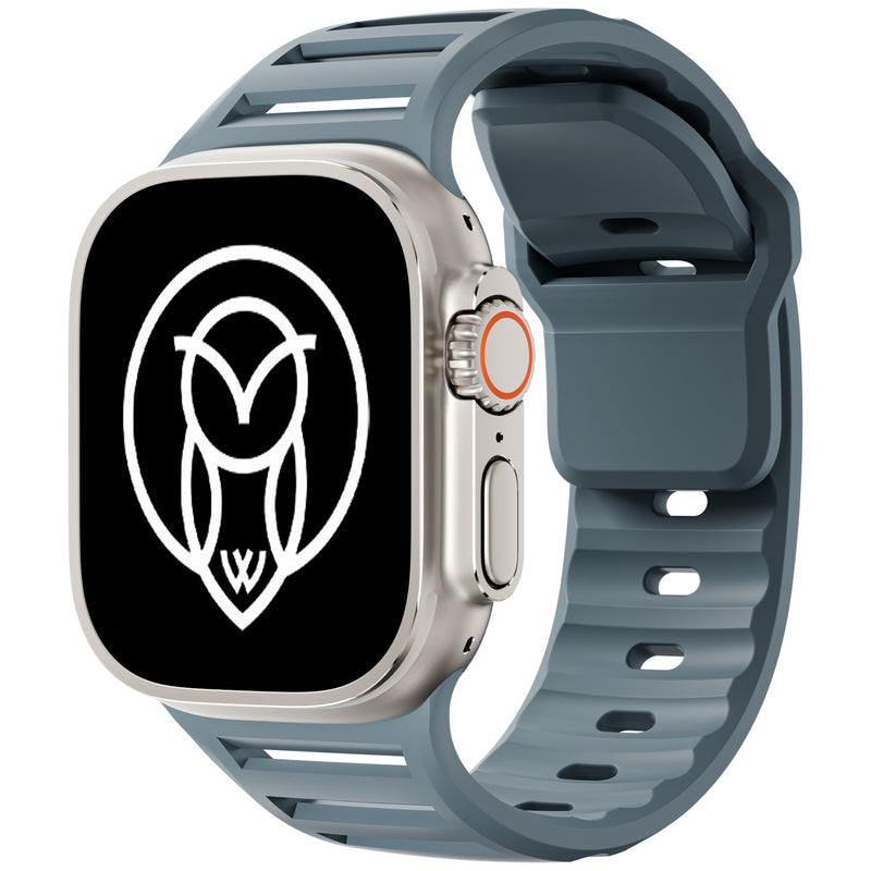 Cadmus Denim Blue Silicone Band