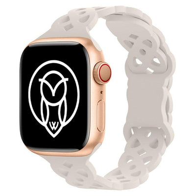 Calla Silicone Strap - WizeBand slim apple watch band