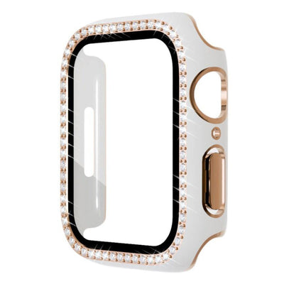 Holly Protective Case | apple, Apple Watch accessories, apple watch bands, apple watch bands cheap, apple watch bands clearance, apple watch bands for women, apple watch bands sale, Apple Watch gadgets, Apple Watch gear, Apple Watch Straps, black, blackfriday22, case, dazzling, gold, holiday bands, men, rhinestones, silver, sparkly, tempered glass, watch bands for Apple Watch, watch straps for Apple Watch, woman, women | WizeBand