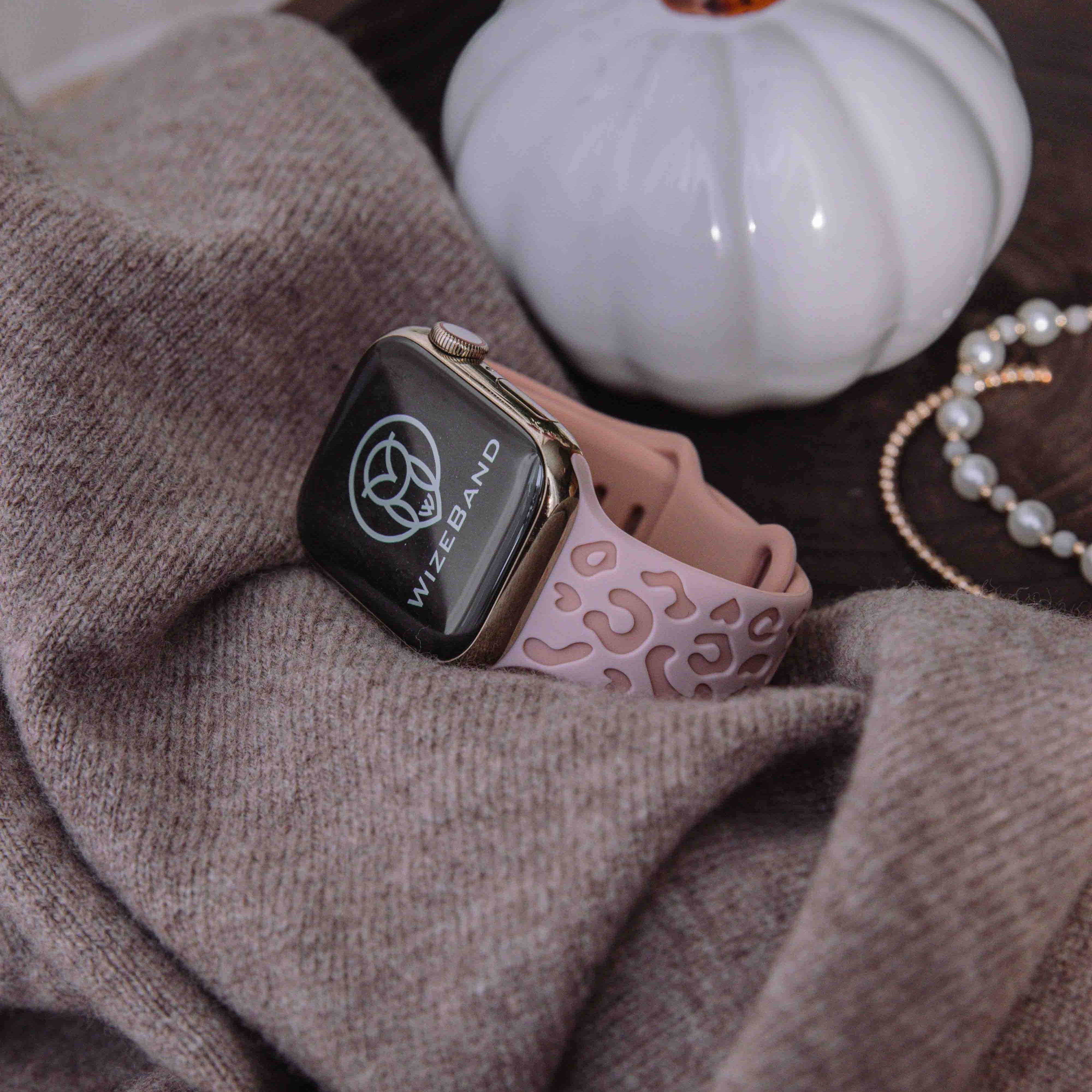 Leopard Print Silicone Apple Watch Band – Nala Silicone Band