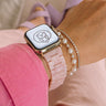 Perla Bubbly Peony Rose Gold Hardware