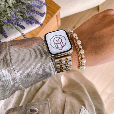 Themis Stainless Band | apple, Apple Watch accessories, apple watch bands, apple watch bands cheap, apple watch bands clearance, apple watch bands for women, apple watch bands sale, Apple Watch gadgets, Apple Watch gear, Apple Watch Straps, black, blackfriday22, butterfly clasp, fallvibes, free_band, gold, men, metal, series 7, series 8, series 9, silver, sparkly, stainless steel, watch bands for Apple Watch, watch straps for Apple Watch, women | WizeBand