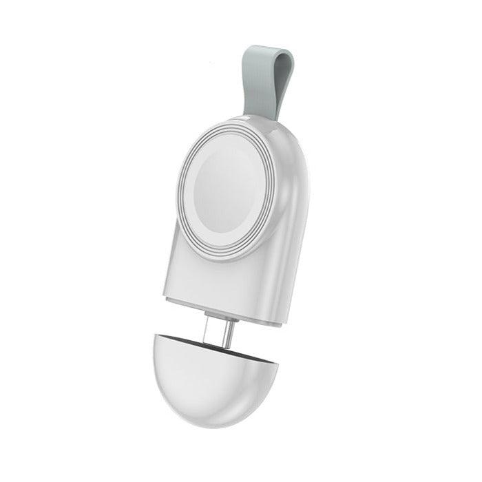 usb type charger for iwatch on white background