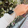 Perla White Quartz Rose Gold Hardware
