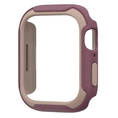 Side view of the Clara Protective Case highlighting its slim profile and precise cutouts for Apple Watch controls.