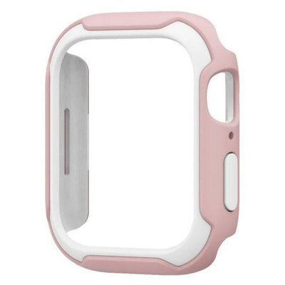Side view of the Clara Protective Case highlighting its slim profile and precise cutouts for Apple Watch controls.