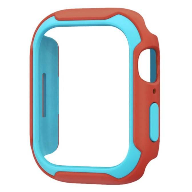 Image capturing the flexible nature of the Clara Case, demonstrating ease of installation on the Apple Watch.