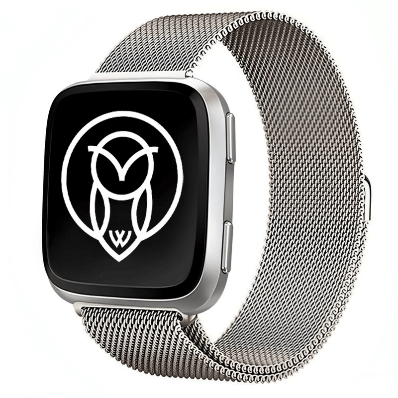 Nolos Fitbit Magnet Band | Apple Watch accessories, Apple Watch gadgets, Apple Watch gear, black, fitbit, magnetic loop, men, metal, multicolor, pink gold, rose gold, silver, stainless steel, vintage gold, women | WizeBand