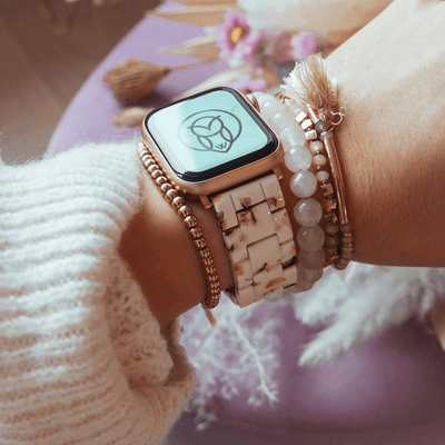 Gold watch strap for sale clearance