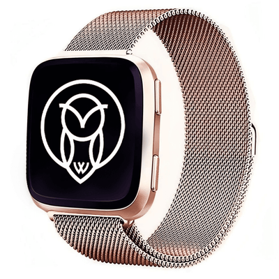 Nolos Fitbit Magnet Band | Apple Watch accessories, Apple Watch gadgets, Apple Watch gear, black, fitbit, magnetic loop, men, metal, multicolor, pink gold, rose gold, silver, stainless steel, vintage gold, women | WizeBand