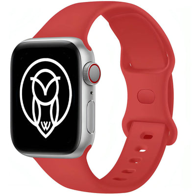 women's apple watch strap red