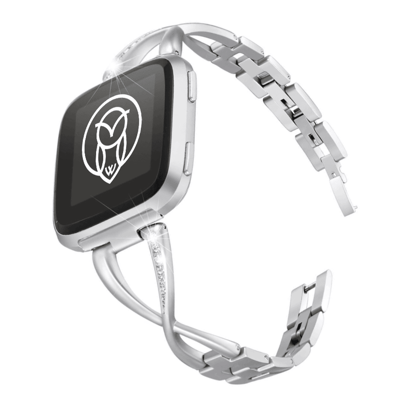 Choros Fitbit Metal Band | Apple Watch accessories, Apple Watch gadgets, Apple Watch gear, black, copper rose, fit bit, fitbit, jewelry clasp, men, metal, rhinestones, silver, stainless steel, women | WizeBand