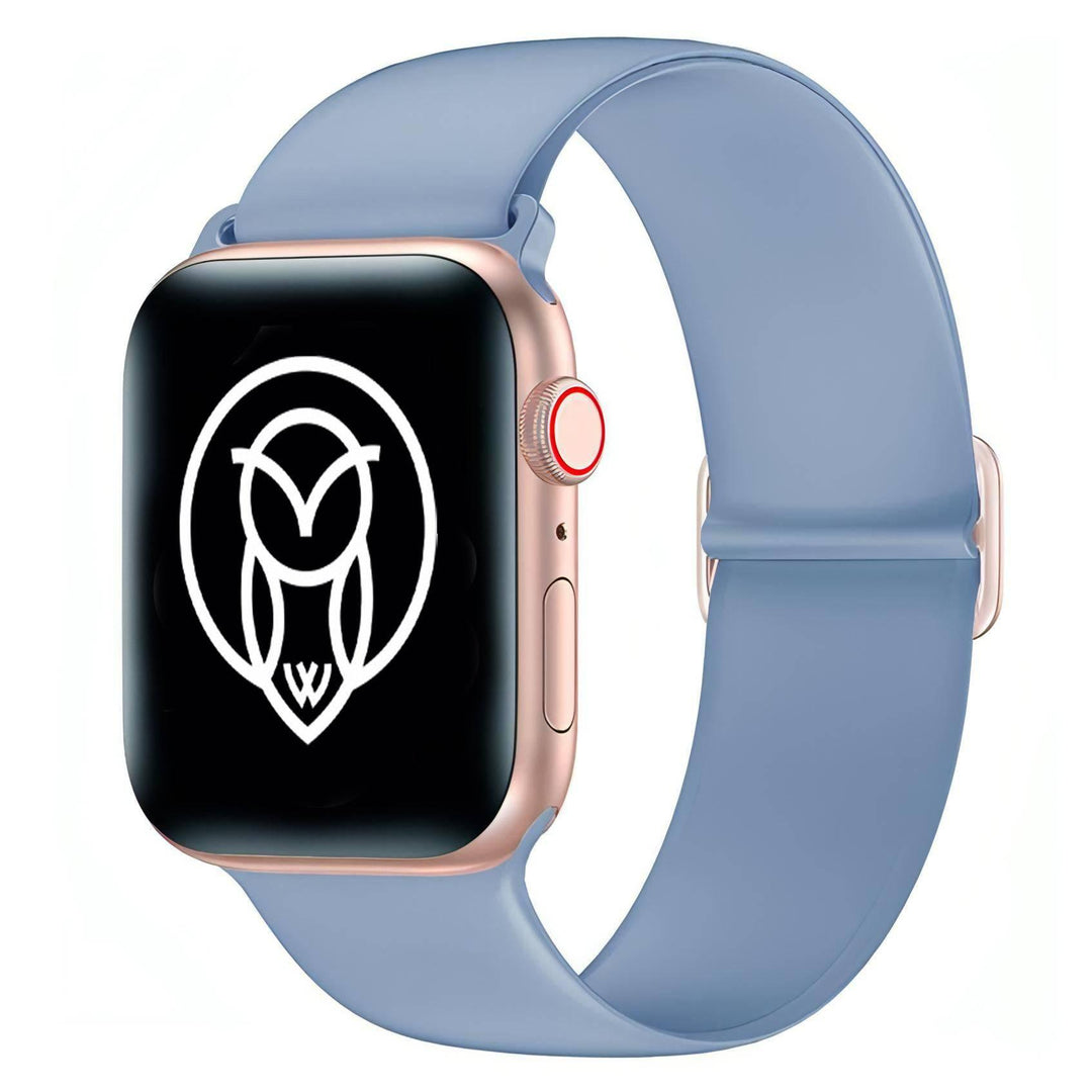 Thin Apple Watch Band Clio Silicone Loop Band WizeBand