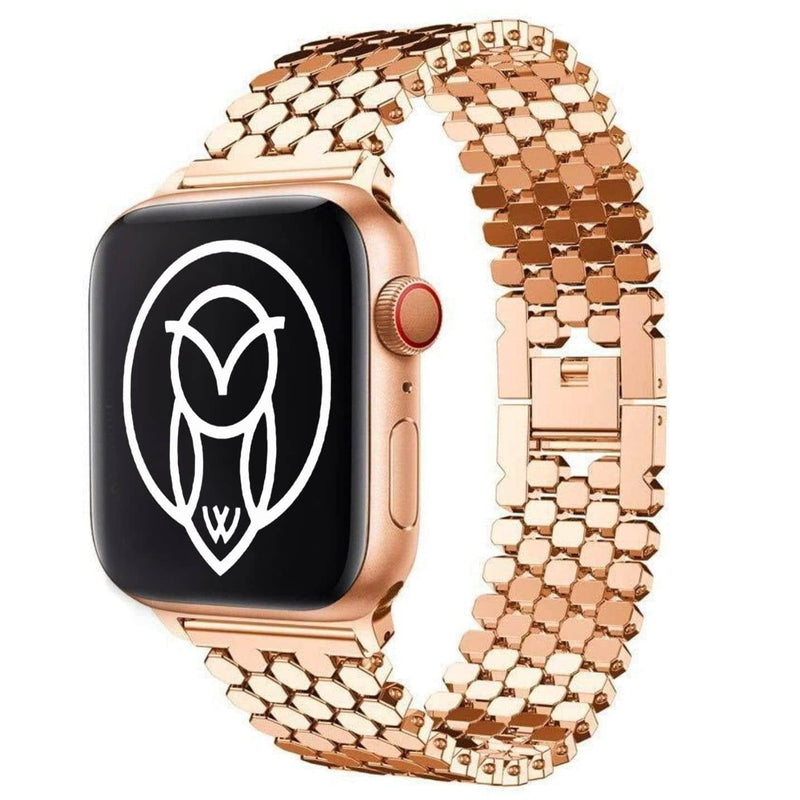 Poseidon Stainless Band | apple, Apple Watch accessories, apple watch bands, apple watch bands cheap, apple watch bands clearance, apple watch bands for women, apple watch bands sale, Apple Watch gadgets, Apple Watch gear, Apple Watch Straps, black, gold, jewelry clasp, men, metal, rose gold, series 7, series 8, series 9, silver, stainless steel, watch bands for Apple Watch, watch straps for Apple Watch, women | WizeBand