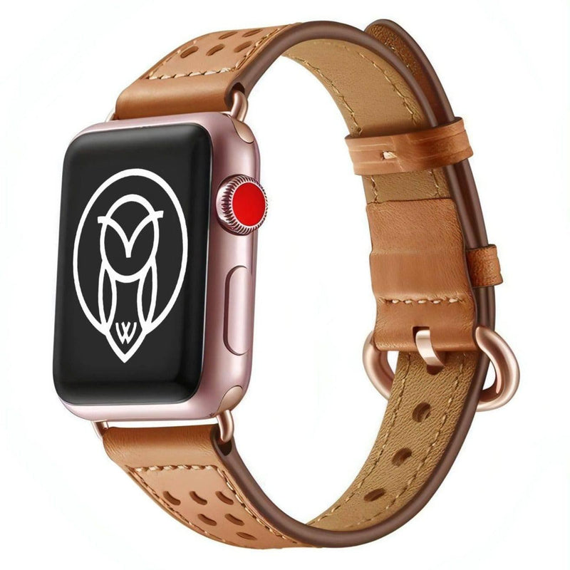 Vicus Leather Band | apple, Apple Watch accessories, apple watch bands, apple watch bands cheap, apple watch bands clearance, apple watch bands for women, apple watch bands sale, Apple Watch gadgets, Apple Watch gear, Apple Watch Straps, genuine leather, gold, pinkawareness, series 7, series 8, series 9, tang buckle, watch bands for Apple Watch, watch straps for Apple Watch, women | WizeBand