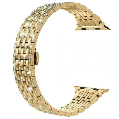 Alec Metal Band | apple, Apple Watch accessories, apple watch bands, apple watch bands cheap, apple watch bands clearance, apple watch bands for women, apple watch bands sale, Apple Watch gadgets, Apple Watch gear, Apple Watch Straps, black, butterfly clasp, gold, metal, rhinestones, rose gold, series 9, silver, sparkly, stainless steel, watch bands for Apple Watch, watch straps for Apple Watch, woman | WizeBand