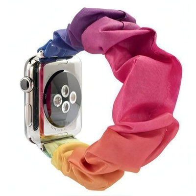 Aphelo Scrunchie Band (11 Colours) Colourful / 42mm-44mm WizeBand