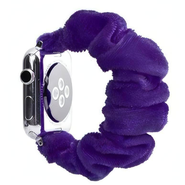 Aphelo Scrunchie Band (11 Colours) Velvet Purple / 42mm-44mm WizeBand