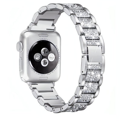 Aphrodite Stainless Bracelet | apple, Apple Watch accessories, apple watch bands, apple watch bands cheap, apple watch bands clearance, apple watch bands for women, apple watch bands sale, Apple Watch gadgets, Apple Watch gear, Apple Watch Straps, black, gold, jewelry clasp, metal, pink gold, rhinestones, rose gold, series 9, silver, sparkly, stainless steel, watch bands for Apple Watch, watch straps for Apple Watch, women | WizeBand
