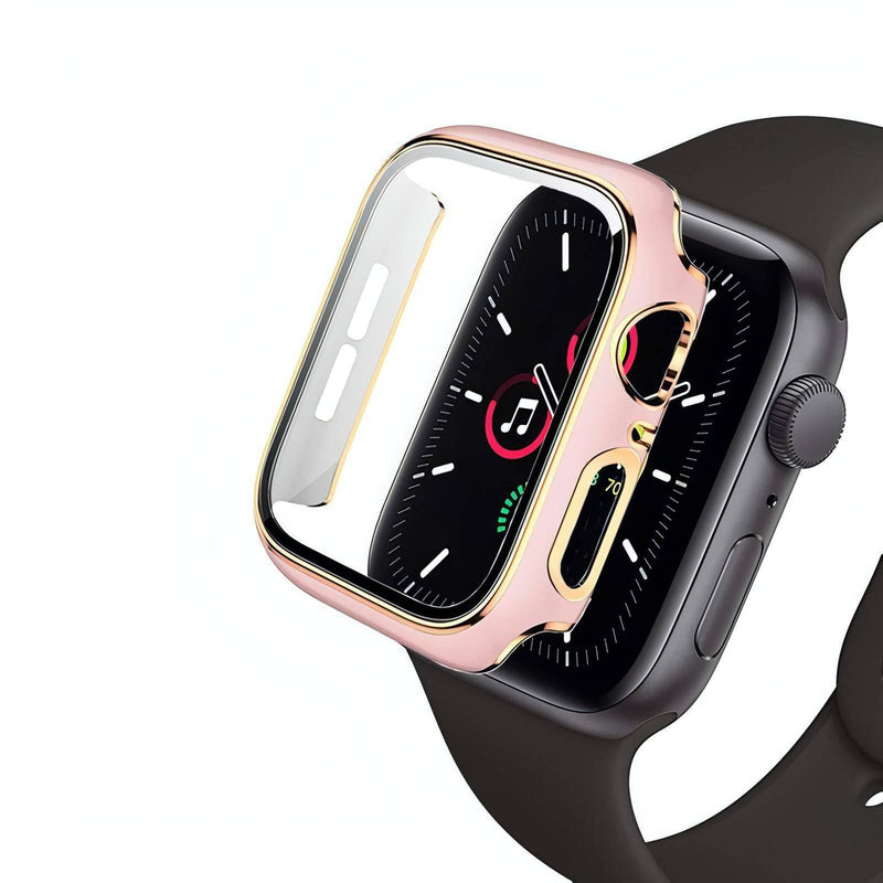Cymone Protective Case | apple, Apple Watch accessories, Apple Watch gadgets, Apple Watch gear, black, case, gold, men, pinkawareness, silver, tempered glass, woman, women | WizeBand