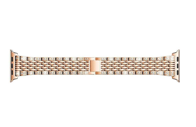 Daphne Metal Band | apple, Apple Watch accessories, apple watch bands, apple watch bands cheap, apple watch bands clearance, apple watch bands for women, apple watch bands sale, Apple Watch gadgets, Apple Watch gear, Apple Watch Straps, black, gold, jewelry clasp, metal, rhinestones, rose gold, series 9, silver, sparkly, stainless steel, watch bands for Apple Watch, watch straps for Apple Watch, women | WizeBand