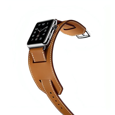 Dione Leather Band | apple, Apple Watch accessories, apple watch bands, apple watch bands cheap, apple watch bands clearance, apple watch bands for women, apple watch bands sale, Apple Watch gadgets, Apple Watch gear, Apple Watch Straps, genuine leather, men, series 9, silver, tang buckle, watch bands for Apple Watch, watch straps for Apple Watch, women | WizeBand