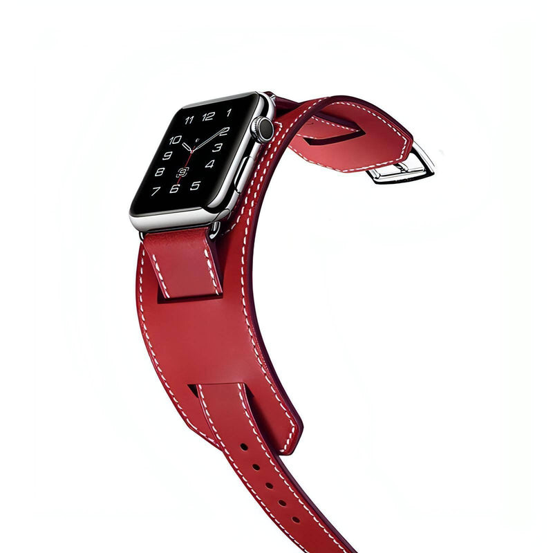 Dione Leather Band | apple, Apple Watch accessories, apple watch bands, apple watch bands cheap, apple watch bands clearance, apple watch bands for women, apple watch bands sale, Apple Watch gadgets, Apple Watch gear, Apple Watch Straps, genuine leather, men, series 9, silver, tang buckle, watch bands for Apple Watch, watch straps for Apple Watch, women | WizeBand