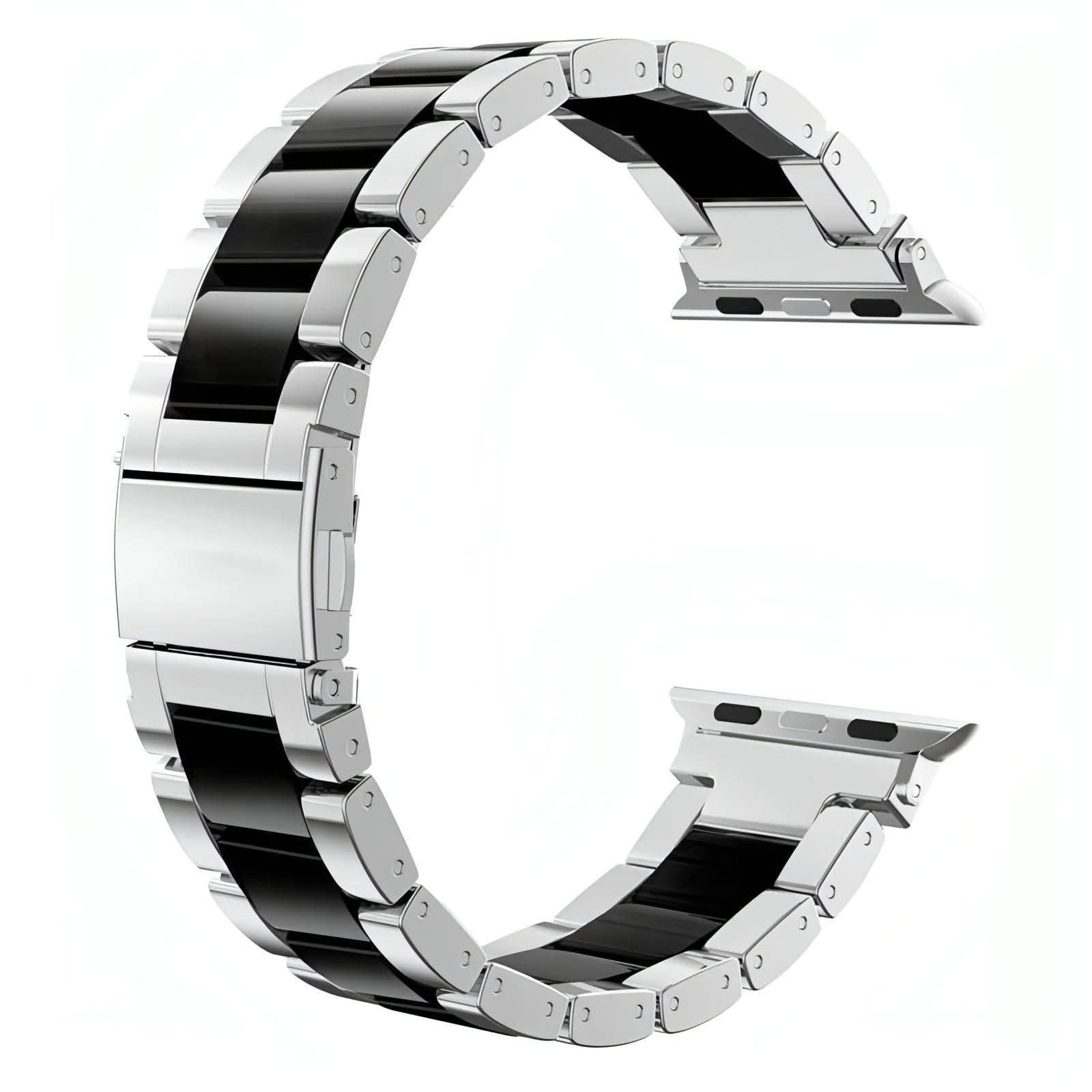 Granum Ceramic Strap (4 Colours) Granum Silver Black / 38mm WizeBand