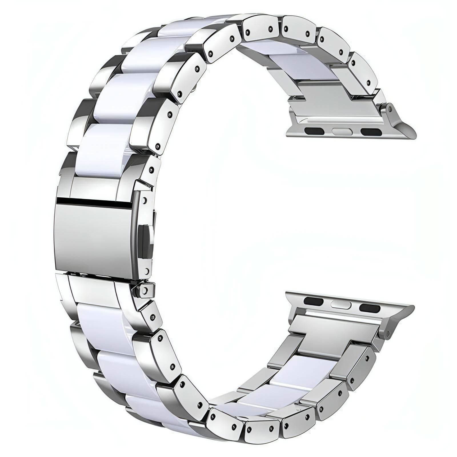 Granum Ceramic Strap (4 Colours) Granum Silver White / 38mm WizeBand