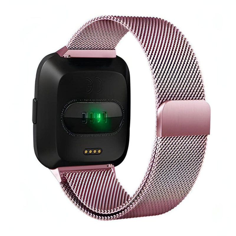 Nolos Fitbit Magnet Band | Apple Watch accessories, Apple Watch gadgets, Apple Watch gear, black, fitbit, magnetic loop, men, metal, multicolor, pink gold, rose gold, silver, stainless steel, vintage gold, women | WizeBand