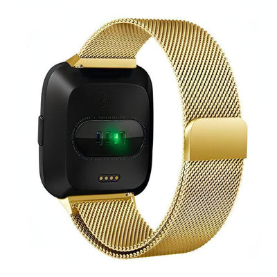 Nolos Fitbit Magnet Band | Apple Watch accessories, Apple Watch gadgets, Apple Watch gear, black, fitbit, magnetic loop, men, metal, multicolor, pink gold, rose gold, silver, stainless steel, vintage gold, women | WizeBand