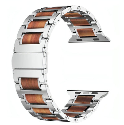Philos Wooden Stainless Band (2 Colours) WizeBand
