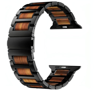 Philos Wooden Stainless Band (2 Colours) WizeBand