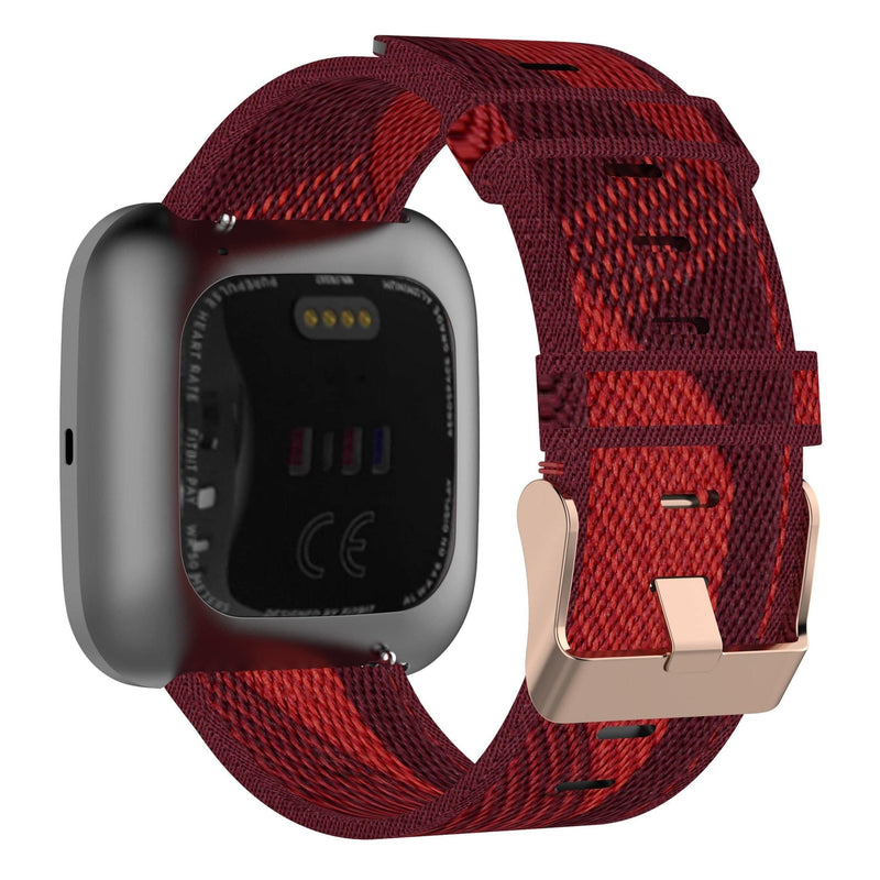 Protos Fitbit Nylon Band | Apple Watch accessories, Apple Watch gadgets, Apple Watch gear, fitbit, gold, men, nylon, tang buckle, women | WizeBand