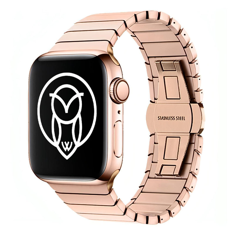 Neos Stainless Band | apple, Apple Watch accessories, apple watch bands, apple watch bands cheap, apple watch bands clearance, apple watch bands for women, apple watch bands sale, Apple Watch gadgets, Apple Watch gear, Apple Watch Straps, black, blackfriday22, butterfly clasp, gold, halloween, men, metal, pinkawareness, rose gold, series 7, series 8, series 9, silver, stainless steel, watch bands for Apple Watch, watch straps for Apple Watch, women | WizeBand