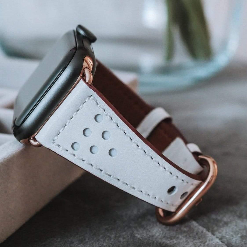 Vicus Leather Band | apple, Apple Watch accessories, apple watch bands, apple watch bands cheap, apple watch bands clearance, apple watch bands for women, apple watch bands sale, Apple Watch gadgets, Apple Watch gear, Apple Watch Straps, genuine leather, gold, pinkawareness, series 7, series 8, series 9, tang buckle, watch bands for Apple Watch, watch straps for Apple Watch, women | WizeBand